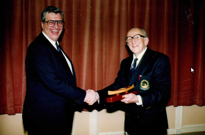 Ron Wild (left) and John Dudderidge OBE